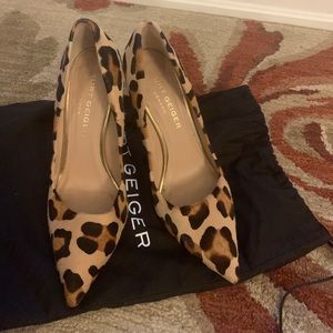 Kurt Geiger Britton Bold Leopard Stilettos